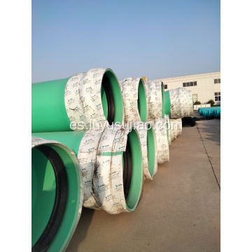 Tuberías de drenaje de aguas residuales de PVC-UH con junta zócalo